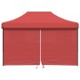 Pop-Up Folding Party Tent 4 Burgundy Side Walls by vidaXL, Tents and gazebos - Ref: Foro24-4005027, Price: 174,60 €, Discount: %