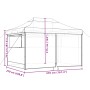 Pop-Up Folding Party Tent 4 Burgundy Side Walls by vidaXL, Tents and gazebos - Ref: Foro24-4005027, Price: 174,60 €, Discount: %