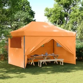 Pop-Up Folding Party Tent 4 Side Walls Orange by vidaXL, Tents and gazebos - Ref: Foro24-4005025, Price: 190,76 €, Discount: %