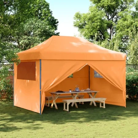 Pop-Up Folding Party Tent 4 Side Walls Orange by vidaXL, Tents and gazebos - Ref: Foro24-4005025, Price: 190,76 €, Discount: %