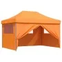 Pop-Up Folding Party Tent 4 Side Walls Orange by vidaXL, Tents and gazebos - Ref: Foro24-4005025, Price: 190,76 €, Discount: %