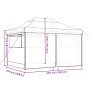 Pop-Up Faltpartyzelt 4 Seitenwände Orange von vidaXL, Zelte und Pavillons - Ref: Foro24-4005025, Preis: 186,27 €, Rabatt: %