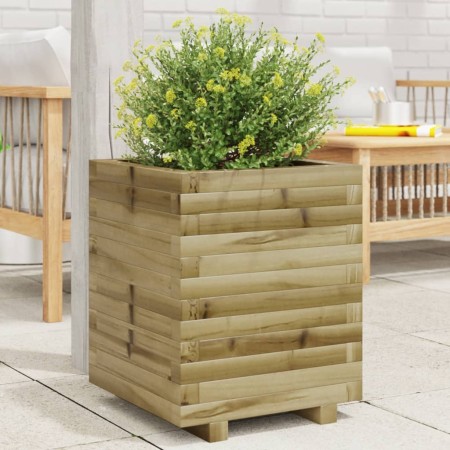 Jardinera madera de pino impregnada 40x40x49,5 cm de vidaXL, Maceteros y jardineras - Ref: Foro24-3282513, Precio: 100,68 €, ...