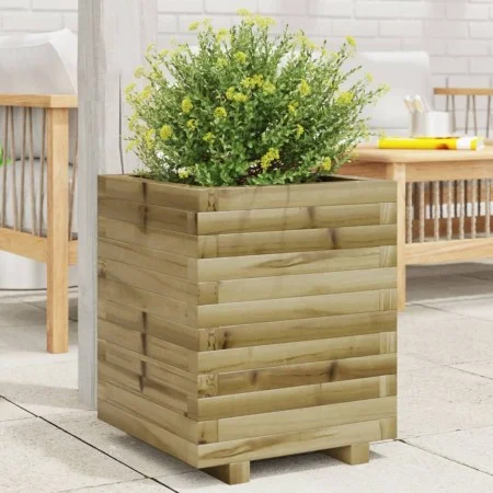Jardinera madera de pino impregnada 40x40x49,5 cm by vidaXL, Pots and planters - Ref: Foro24-3282513, Price: 99,40 €, Discoun...