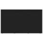 Aparador de madera contrachapada negro 120x36x69 cm de vidaXL, Aparadores - Ref: Foro24-801842, Precio: 138,48 €, Descuento: %