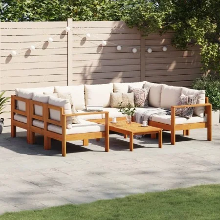 Set de sofás de jardín con cojines 6 pzas madera maciza acacia by vidaXL, Garden sets - Ref: Foro24-3214852, Price: 858,28 €,...