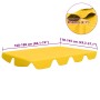 Dosel de repuesto columpio jardín amarillo 188/168x145/110 cm