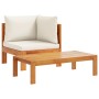 Set de sofás de jardín con cojines 5 pzas madera maciza acacia by vidaXL, Garden sets - Ref: Foro24-3214850, Price: 731,99 €,...