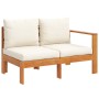 Gartensofagarnitur mit 5-teiligen Kissen aus massivem Akazienholz. von vidaXL, Gartensets - Ref: Foro24-3214850, Preis: 731,9...