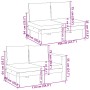 Gartensofagarnitur mit 5-teiligen Kissen aus massivem Akazienholz. von vidaXL, Gartensets - Ref: Foro24-3214850, Preis: 731,9...
