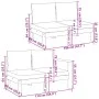 Set de sofás de jardín con cojines 5 pzas madera maciza acacia by vidaXL, Garden sets - Ref: Foro24-3214850, Price: 688,48 €,...