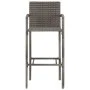 Mesa y taburetes de jardín 7 pzas madera acacia ratán PE gris by vidaXL, Garden sets - Ref: Foro24-3295293, Price: 534,26 €, ...