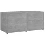 Concrete gray plywood TV cabinet 80x34x36 cm by vidaXL, TV Furniture - Ref: Foro24-801854, Price: 49,14 €, Discount: %