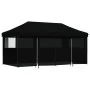 Tienda de fiesta plegable Pop-Up con 4 paredes laterales negra by vidaXL, Tents and gazebos - Ref: Foro24-4004958, Price: 273...