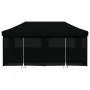 Tienda de fiesta plegable Pop-Up con 4 paredes laterales negra by vidaXL, Tents and gazebos - Ref: Foro24-4004958, Price: 273...