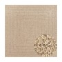 Alfombra ZIZUR apariencia de yute interior exterior 240x240 cm by vidaXL, Rugs - Ref: Foro24-4006156, Price: 248,92 €, Discou...