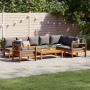 Set de sofás de jardín con cojines 6 pzas madera maciza acacia by vidaXL, Garden sets - Ref: Foro24-3214873, Price: 857,12 €,...
