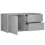 TV-Schrank aus betongrauem Sperrholz, 80 x 34 x 36 cm von vidaXL, TV-Möbel - Ref: Foro24-801854, Preis: 49,83 €, Rabatt: %