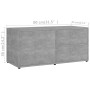 TV-Schrank aus betongrauem Sperrholz, 80 x 34 x 36 cm von vidaXL, TV-Möbel - Ref: Foro24-801854, Preis: 49,83 €, Rabatt: %