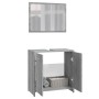 Set de muebles de baño madera contrachapada gris Sonoma de vidaXL, Muebles de baño - Ref: Foro24-815529, Precio: 67,91 €, Des...