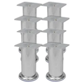 8x Chrome Round Sofa Legs 120mm by vidaXL, Chair and sofa supports - Ref: Foro24-279098, Price: 19,17 €, Discount: %