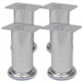 8x Patas de sofá redondas cromadas 120 mm de vidaXL, Soportes para sillas y sofás - Ref: Foro24-279098, Precio: 21,55 €, Desc...