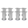 Sofa legs 8 units round chrome 120 mm by vidaXL, Chair and sofa supports - Ref: Foro24-3051484, Price: 21,55 €, Discount: %