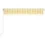 Toldo retráctil manual con LED amarillo y blanco 450x300 cm de vidaXL, Toldos - Ref: Foro24-3068923, Precio: 359,10 €, Descue...