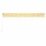 Manual retractable awning with yellow and white LED light 600x300 cm by vidaXL, Awnings - Ref: Foro24-3068963, Price: 491,28 ...