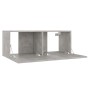TV-Schrank aus betongrauem Sperrholz, 80 x 30 x 30 cm von vidaXL, TV-Möbel - Ref: Foro24-801476, Preis: 42,45 €, Rabatt: %