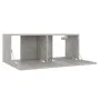 TV-Schrank aus betongrauem Sperrholz, 80 x 30 x 30 cm von vidaXL, TV-Möbel - Ref: Foro24-801476, Preis: 39,55 €, Rabatt: %