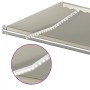 Manual retractable awning with cream LED light 6x3 m by vidaXL, Awnings - Ref: Foro24-3070002, Price: 666,48 €, Discount: %