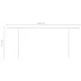 Manual retractable awning with cream LED light 6x3 m by vidaXL, Awnings - Ref: Foro24-3070002, Price: 655,74 €, Discount: %