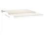 Manuell einziehbare Markise mit cremefarbener LED 4,5 x 3,5 m von vidaXL, Markisen - Ref: Foro24-3070042, Preis: 548,09 €, Ra...