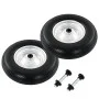 Wheelbarrow wheels 2 pcs with solid axles PU 4.00-8 390 mm by vidaXL, Hoists, cranes and carts - Ref: Foro24-142979, Price: 6...