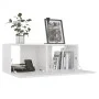 Sperrholz TV-Möbel weiß 80x30x30 cm von vidaXL, TV-Möbel - Ref: Foro24-801472, Preis: 57,21 €, Rabatt: %