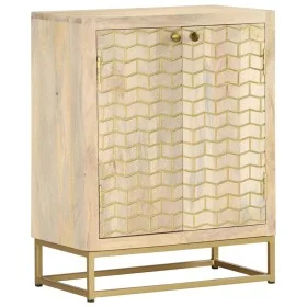 Sideboard mit 2 massiven Mangoholztüren 55x30x70 cm von vidaXL, Sideboards - Ref: Foro24-352039, Preis: 128,42 €, Rabatt: %