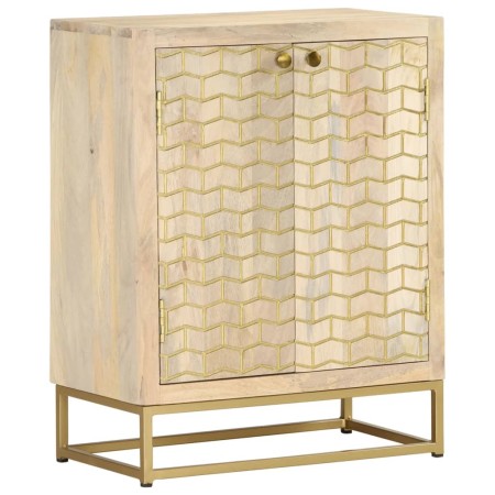 Sideboard mit 2 massiven Mangoholztüren 55x30x70 cm von vidaXL, Sideboards - Ref: Foro24-352039, Preis: 129,54 €, Rabatt: %