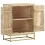 Aparador con 2 puertas madera maciza de mango 55x30x70 cm by vidaXL, Sideboards - Ref: Foro24-352039, Price: 128,42 €, Discou...