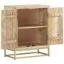 Sideboard mit 2 massiven Mangoholztüren 55x30x70 cm von vidaXL, Sideboards - Ref: Foro24-352039, Preis: 129,54 €, Rabatt: %