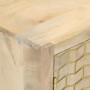 Aparador con 2 puertas madera maciza de mango 55x30x70 cm by vidaXL, Sideboards - Ref: Foro24-352039, Price: 129,47 €, Discou...