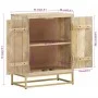 Aparador con 2 puertas madera maciza de mango 55x30x70 cm by vidaXL, Sideboards - Ref: Foro24-352039, Price: 128,42 €, Discou...