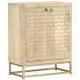 Aparador con 2 puertas madera maciza de mango 55x30x70 cm by vidaXL, Sideboards - Ref: Foro24-352039, Price: 128,42 €, Discou...
