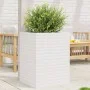 Massive Blumenkasten aus weißem Kiefernholz 50x50x68,5 cm von vidaXL, Töpfe und Pflanzgefäße - Ref: Foro24-3282465, Preis: 17...