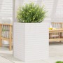 Massive Blumenkasten aus weißem Kiefernholz 50x50x68,5 cm von vidaXL, Töpfe und Pflanzgefäße - Ref: Foro24-3282465, Preis: 17...
