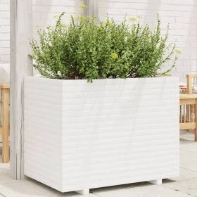 Massive weiße Kiefernholz-Pflanzschale 90x60x72 cm von vidaXL, Töpfe und Pflanzgefäße - Ref: Foro24-3282645, Preis: 277,55 €,...
