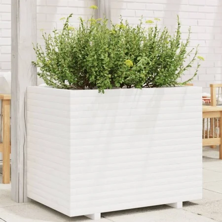 Massive weiße Kiefernholz-Pflanzschale 90x60x72 cm von vidaXL, Töpfe und Pflanzgefäße - Ref: Foro24-3282645, Preis: 277,53 €,...