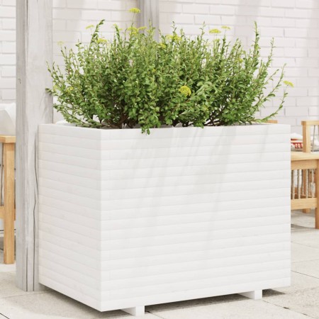 Massive weiße Kiefernholz-Pflanzschale 90x60x72 cm von vidaXL, Töpfe und Pflanzgefäße - Ref: Foro24-3282645, Preis: 281,12 €,...