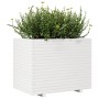 Jardinera de madera maciza de pino blanca 90x60x72 cm by vidaXL, Pots and planters - Ref: Foro24-3282645, Price: 281,12 €, Di...