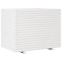 Jardinera de madera maciza de pino blanca 90x60x72 cm by vidaXL, Pots and planters - Ref: Foro24-3282645, Price: 281,12 €, Di...
